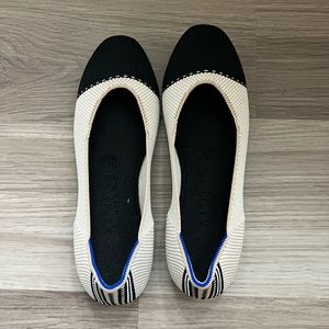 Rothy’s the Square Flat in Tuxedo